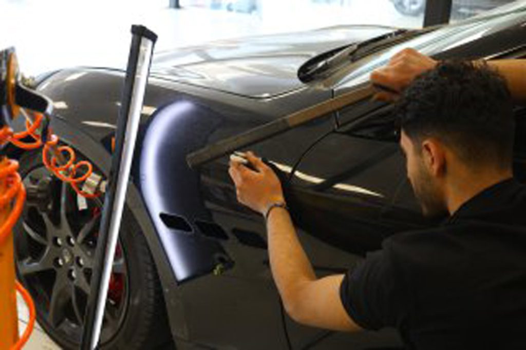 صافکاری بدون رنگ