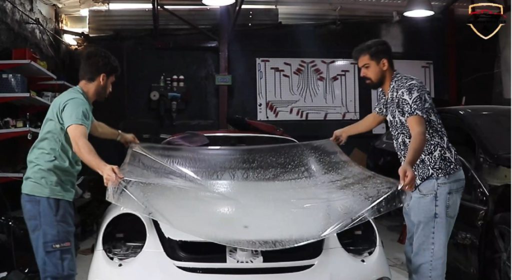 نصب کاور ppf روی پورشه 911