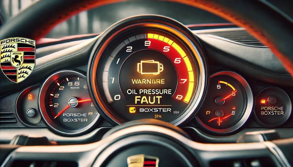 خطا و ارور پورشه باکستر Fault oil pressure monitoring